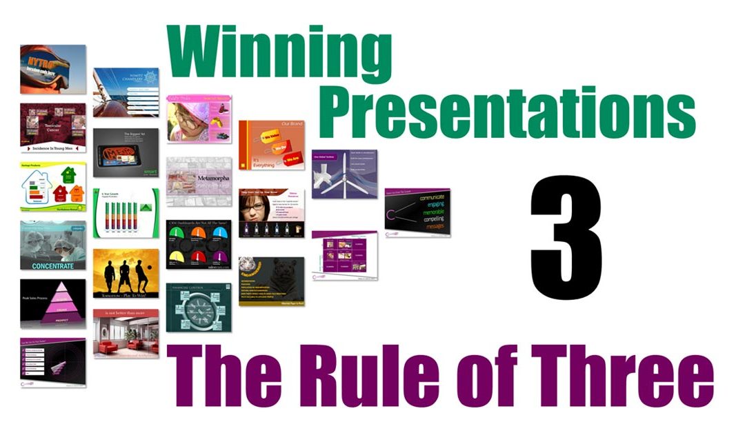 Winning Presentations – The Rule of Three